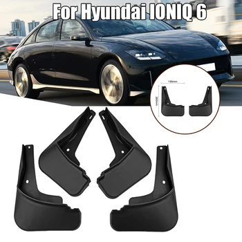 4шт Автомобилни Гуми Калници Черни Калници Калници Щитове Черно ABS За Hyundai Ioniq 6 2022 + Детайлите на Външността на Колата Калници