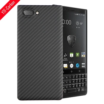 YTF-carbon калъф за телефон от този въглеродни влакна за Blackberry KEY2 case Aramid fiber KEY2 LE ултра-ultralight матов калъф за вашия телефон