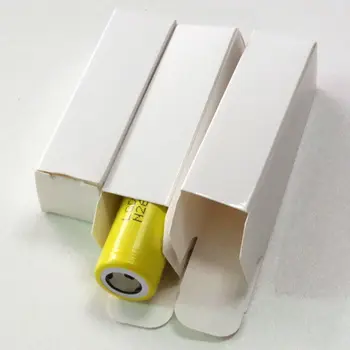 10 бр./ бялата хартиена батарейная опаковка за една батерия 18650 по-Добро качество