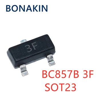 100ШТ BC857B SOT23 BC857 SOT SMD SOT-23 3F SMD транзистор нов и оригинален