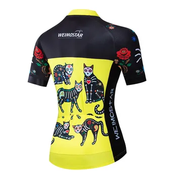 2020 Колоездене Джърси женски колоездене потници дамски пътна велосипедна риза Ropa Ciclismo майо Женски състезателни върховете лятото е жълто черен