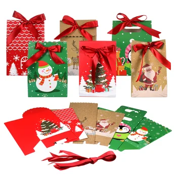 24шт Коледни кутии за шоколадови бонбони, Коледни подаръчни Кутии за предложения в Кутията за училищни занимания, за да проверите за коледно парти