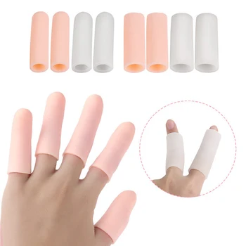 5шт Гел Подложки за пръстите на Защитни Средства за пръстите на Краката Сепаратори за премахване на мазоли Защита на кожата Болкоуспокояващи Гел Тръби Инструменти за педикюр