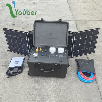 600Л/Ч Машина за пречистване на вода със слънчева енергия UV-филтър за вода на открито на Системата за ултрафилтрация Куфар за пречистване на вода