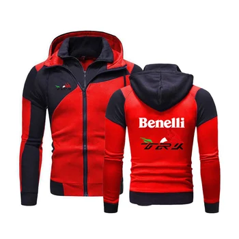 Benelli TRK 502X printing fashion 2023 нова мъжки пролет-есен спортни дрехи с качулка, висок клас тънък пуловер и палто.
