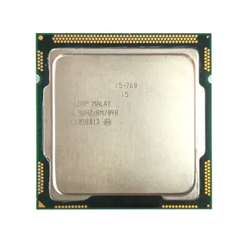 I5-760 за Intel Core i5 CPU 760 Четириядрен Четырехпоточный процесор в LGA 1156 Компютърен процесор 2,8 Ghz, 8 М 95 W