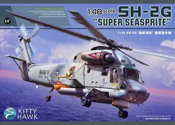 Kitty Hawk 80126 1/48 SH-2G Super Seasprite в събирането, нов модел