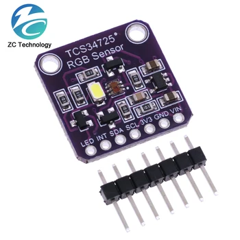 TCS34725 Ниска IR Блокиращ Филтър на RGB Light Color Сензор за разпознаване на лицето Diy Комплект Електронна Печатна Платка За Arduino Програмируеми