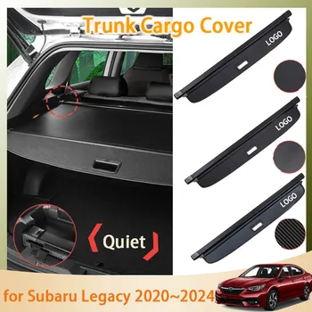 Автомобил от въглеродни влакна Калъф за Subaru Legacy Outback 7th 2020 2021 2022 2023 2024 Подложка За Щорите на Багажника и Задната Шторка Прибиращ се Срещу надзъртане