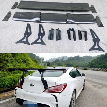 Автомобилен стайлинг от въглеродни влакна, заден спойлер на покрива, на опашката, Крило на Багажника, Формоване за устни на багажника Hyundai tiburon Genesis Coupe