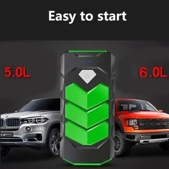 Автомобилно Пусковое Устройство Jump Starter Батерия Power Bank 98000mAh Jumpstarter Auto Момче Авариен Усилвател Зарядно за Кола Jump Start