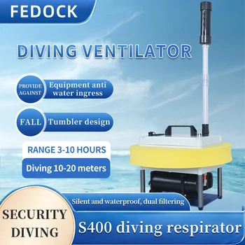 Апарат за подводно дишане, С кислород Може да потъне в рамките на 3-8 часа на дълбочина до 20 м, Без бутилка Въздушен компресор за двойно потапяне