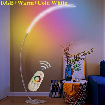 Вътрешно осветление с регулируема яркост RGB CCT под лампа с дистанционно управление Модерен led outdoor лампа за риболов C ъгъл на работния плот торшерами за четене