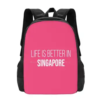 Животът в Сингапур за жени стана по-добре, Раница за ученици, училищен лаптоп, чанта Сингапур Сингапур Държава Сингапур