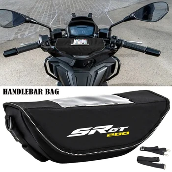За Aprilia SR GT200 2022 Аксесоари за мотоциклети Водоустойчива чанта на волана, пътна чанта