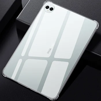 За Huawei MatePad Pro MatePadPro 13,2 инча 2023, тънък мек силикон прозрачен калъф от TPU, Противоударная делото