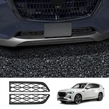 За Mazda cx CX60-60 2022 2023 2024 ABS Черно Предна броня долна средна окото решетка за печене, аксесоари за украса на капачки