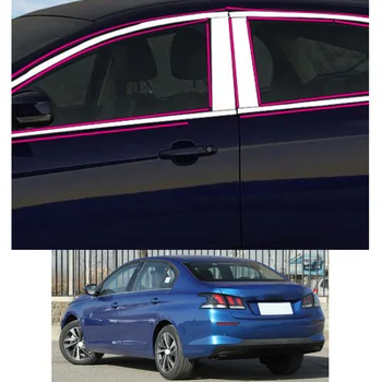 За Peugeot 408 2019 2020 2021 Автомобили стикер, украшающая багажник прозорец, в Средната лента, за Довършителни работи на Дограма, абсорбатори