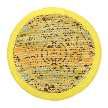 Звукова купа за купата на медитация Аксесоари Звукова купа за бродиране Кръгла възглавница Религиозна възглавница Тибетски Поющая купа Възглавница