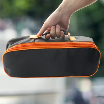 Здрава чанта за инструменти за обслужване на Преносима чанта за инструменти за ремонт Чанта за съхранение на колата си Здрава чанта за носене с цип Органайзер за багажник на кола