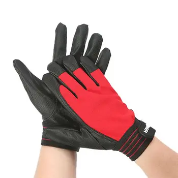 Изолирующие защитни ръкавици, Черни, Червени Гумени ръкавици Електротехник, Антиэлектрический Промишлен защитен инструмент, за да проверите за сигурност на работа