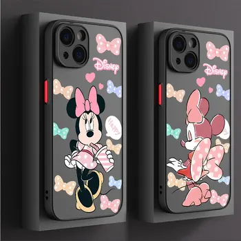 Калъф за Телефон Xiaomi Redmi Note 11S 12S 10S 10 Pro 8T 9S 9 11 Pro 11T 8 7 12 13 Pro Луксозен Сладък Калъф Disney Minnie Mouse