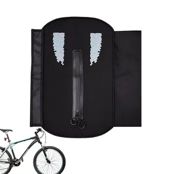 Капакът на батерията отделение на електрически велосипед, водоустойчив калъф за наем със светлоотразителни ивици, защитна мушама, здрав акумулаторен отделение
