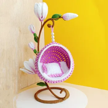 Комплект Mangnolia Комплект за плетене на една кука за начинаещи, възрастни, Плетене на една кука, ръчно изработени, за момичета и момчета, подарък за рожден Ден, Инструменти