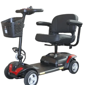 Лек сгъваем Електрически скутер на 4 колела за хора с увреждания и възрастни хора