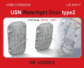 Модел HS U350025S в мащаб 1/350 USN водоустойчив вратата type2
