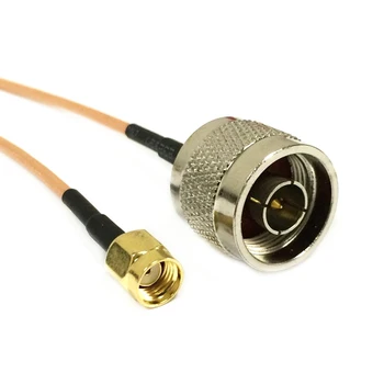 Нов мъжки RP SMA до штекеру N RG316 коаксиален кабел 15 см 6-инчов модем удължител с косичкой