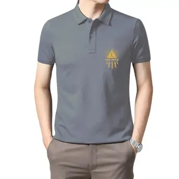 Облекло за голф мъжки Tame Impala Merch Pyramid тениска с черни Ръкави За Момчета от Памучен Мъжка тениска поло тениска за мъже