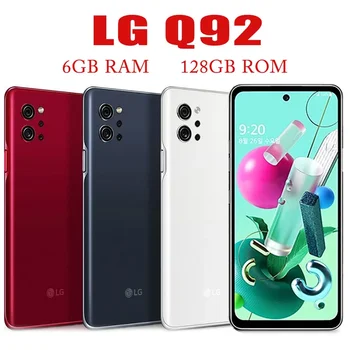 Оригинален Отключени LG Q92 LMQ920N 5G Мобилен телефон 6,67 