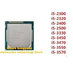 оригинален процесор I5-2300, I5-2320, I5-2400, I5-2500, I5-3330, I5-3450, I5-3570, I5-3470, i5-3550, 1155-щифт на процесора