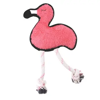 Плюшен играчка за домашни любимци, издающая звуци, Куче Дъвча, за да разсее скуката, Мультяшная играчка Фламинго