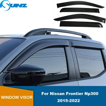 Прозорец Козирка За Nissan Navara Frontier NP300 D23 2015 2016 2017 2018 2019 2020 2021 2022 Дефлектор Странично Стъкло Защита От Слънце и Дъжд