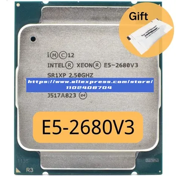 Процесор Intel Xeon E5 2680 V3 SR1XP 2,5 Ghz и 12-ядрен 30 MB с конектор LGA 2011-3 ПРОЦЕСОРА E5 2680V3 ПРОЦЕСОРА E5-2680V3