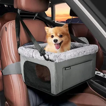 Столче за кола-бустер за кучета с метална рамка, колан е Подходящ за домашни любимци с тегло до 6,8 кг