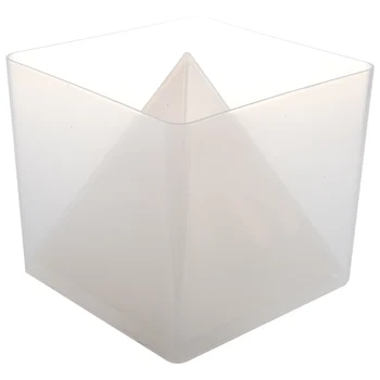 Супер Пирамидални Силиконова форма за бижута от смола Кристална Форма с пластмасова рамка Форми за производство на бижута от смола