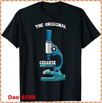 Тениска Cellfie Biology, микробиолог, микроскоп, цитолог