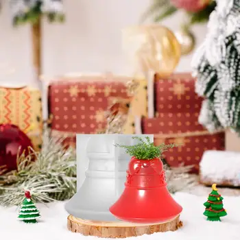 Форма за свещи Силиконова форма за сапун Коледна Свещ Форма за мыловарения Празнични снежни човеци Santa Claus Лосове Свирки за занаяти собствените си ръце,